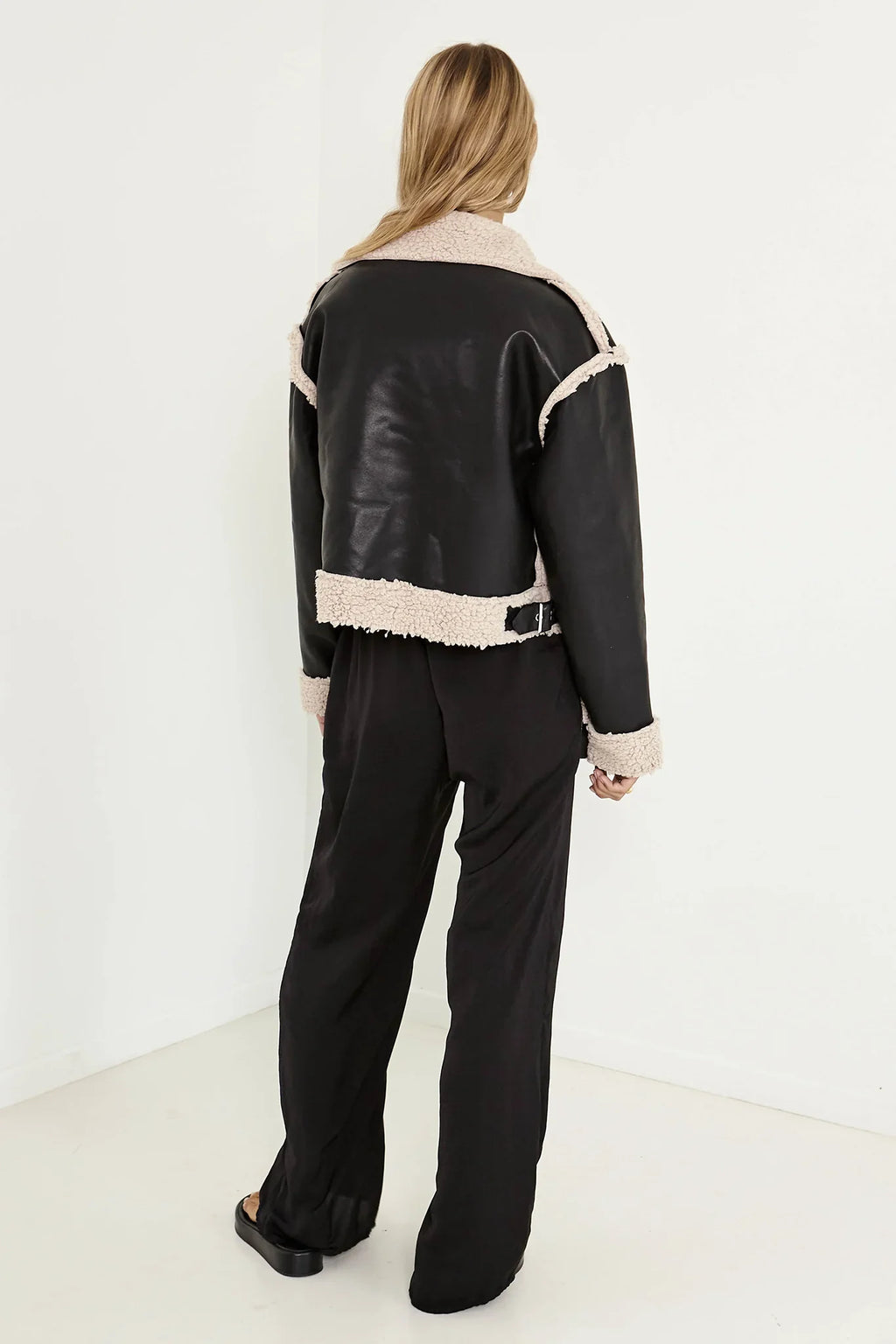 Billie Aviator Jacket Black