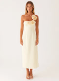 Sweetpea Midi Dress - Yellow